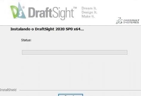 instalação DraftSight 2020