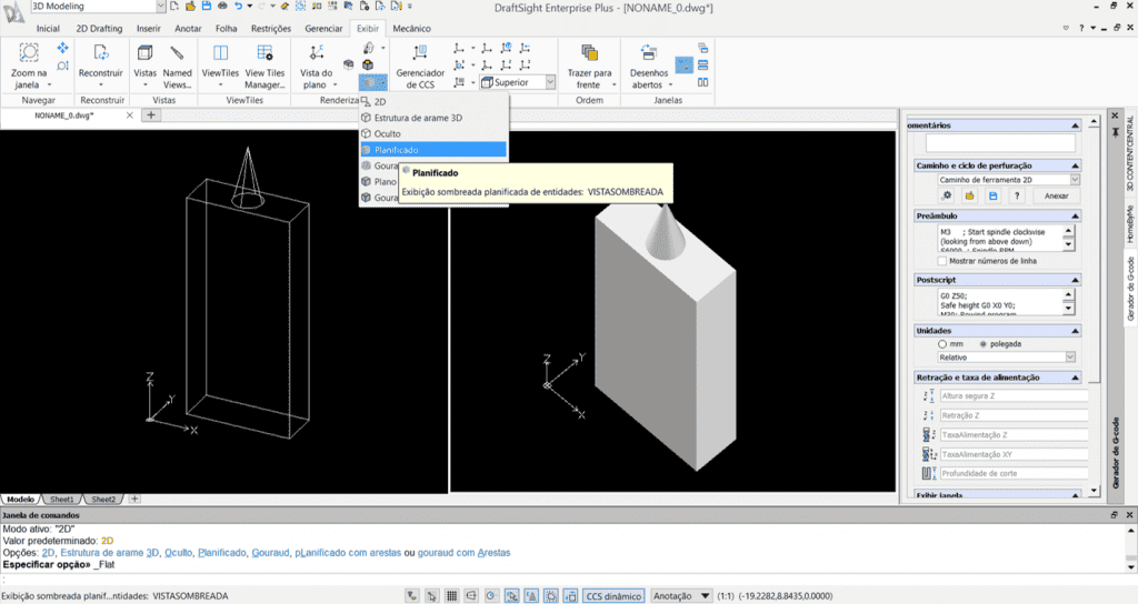 Draftsight 3D - Dica de como modelar um sólido no Draftsight
