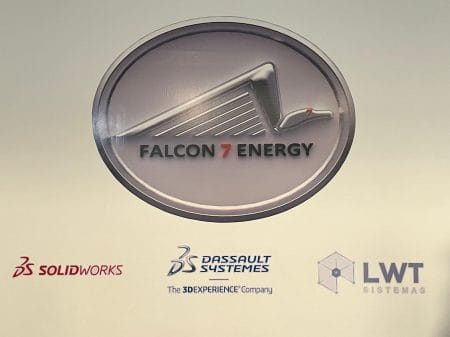 eletrificação de veículos Falcon 7 Energy com SOLIDWORKS​